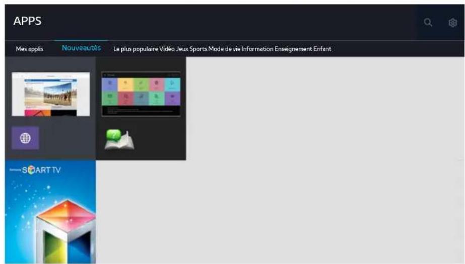 SAMSUNG UA55JS7200R - Recommende Mes Applications - 1