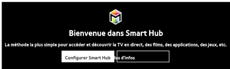 SAMSUNG UA55JS7200R - Configuration de Smart Hub - 1