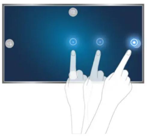 SAMSUNG UA55JS7200R - Contrôle du téléviseur à l'aide de gestes - 1