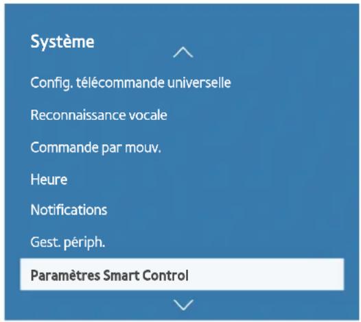 SAMSUNG UA55JS7200R - Configuration du Samsung Smart Control - 1