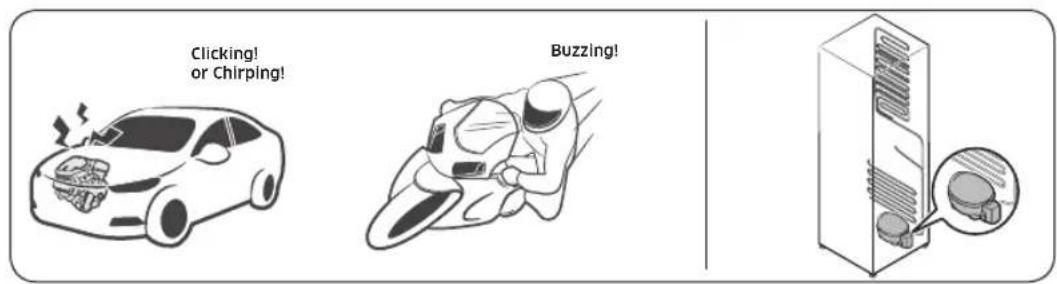 These sounds are normal. 1