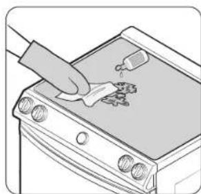 SAMSUNG NE63A8711QN - Elimination des résidus brulés - 1