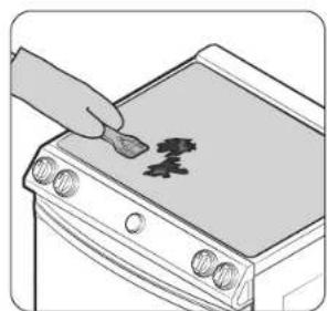 SAMSUNG NE63A8711QN - Élimination des résidus importants de brûlé - 1