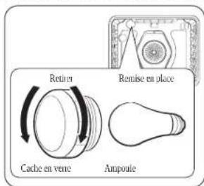 SAMSUNG NE63A8711QN - Remplacement de I'ampoule du fou - 1