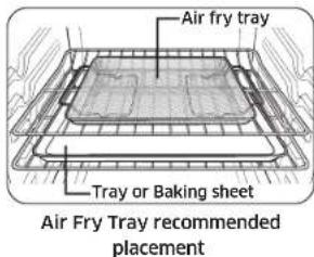 SAMSUNG NE63A8711QN - How to set the oven for Air fry mode - 1