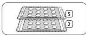 SAMSUNG NE63A8711QN - Colocacion de parrillas y recipientes - 2