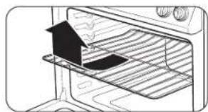 SAMSUNG NE63A8711QN - To insert an oven rack - 1