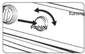 SAMSUNG NE63A8711QN - How to use dial knob - 1