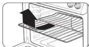 SAMSUNG NE63A8711QN - Pour insérer une grille de cuisson - 1