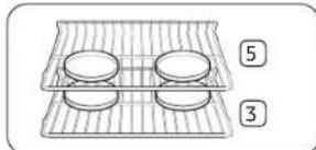 SAMSUNG NE63A8711QN - Emplacement de la grille et des plats - 3