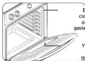 SAMSUNG NE63A8711QN - Oven door - 1