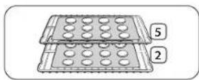 SAMSUNG NE63A8711QN - Rack and Pan placement - 2