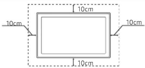 SAMSUNG T24H315HLB - Securing the Installation Space - 2