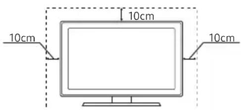 SAMSUNG T24H315HLB - Securing the Installation Space - 1