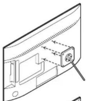 SAMSUNG T24H315HLB - Attaching a Wall Mount - 2