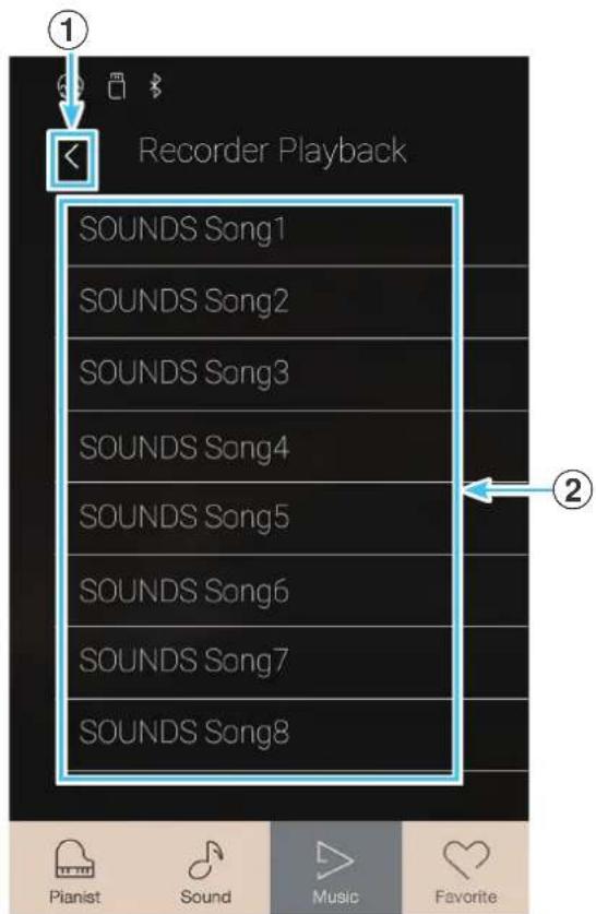 KAWAI CA78 - ② ListedesorceauxRecorderPlayback - 1