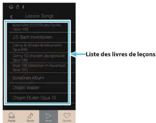 KAWAI CA78 - ■ Sélectionner un livre de lesçons et un morceau - 1