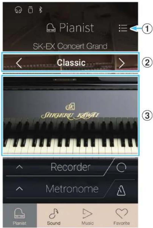 KAWAI CA78 - ③ Profondeur de résonance - 1