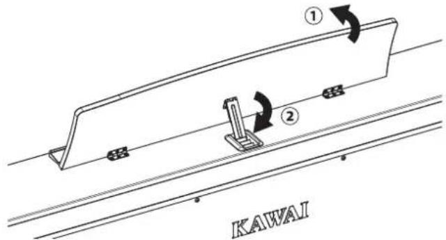 KAWAI CA78 - Réglagedupupitre - 2