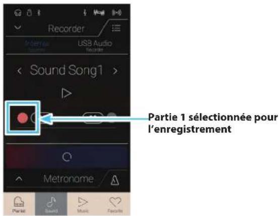 KAWAI CA98 - ■ Sélection de la mémoire et de la partie de morceau - 2