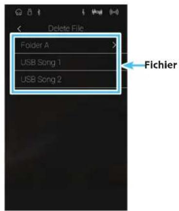 KAWAI CA98 - Supprimer un fichier - 2