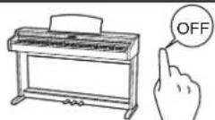 KAWAI CN22 - AVERTISSEMENT - 20