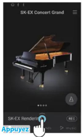 KAWAI CA99 - Fenêtre Éditeur de piano - 1
