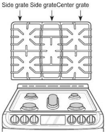 LG LSG5513ST - Burner Grates - 1
