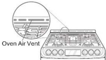 LG LSG5513ST - Oven Air Vents - 1