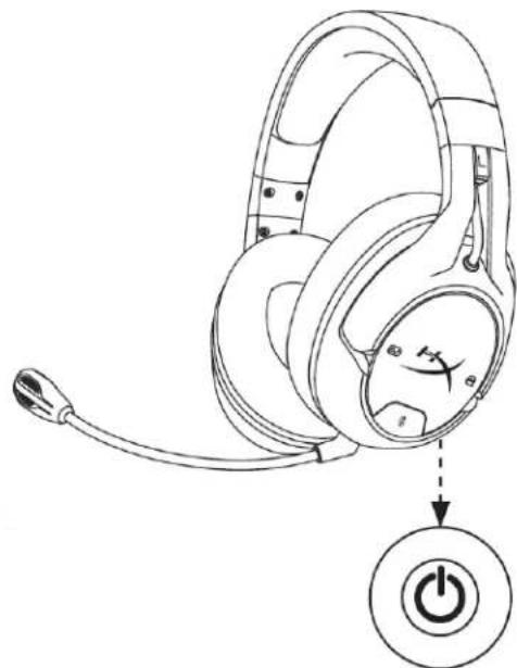 HYPERX CloudX Flight - Ręczne wiązanie zestawu słuchawkowego z modułem łączności bezprzewodowej - 2