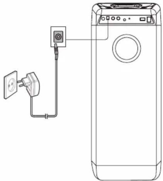 LENCO PA200 - Power on - 1