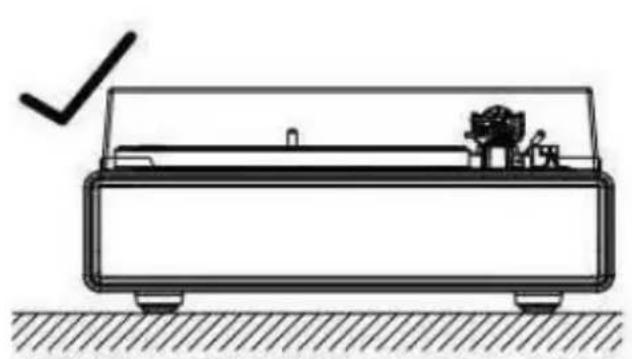 LENCO LS410 - De platenspeler installeren - 1