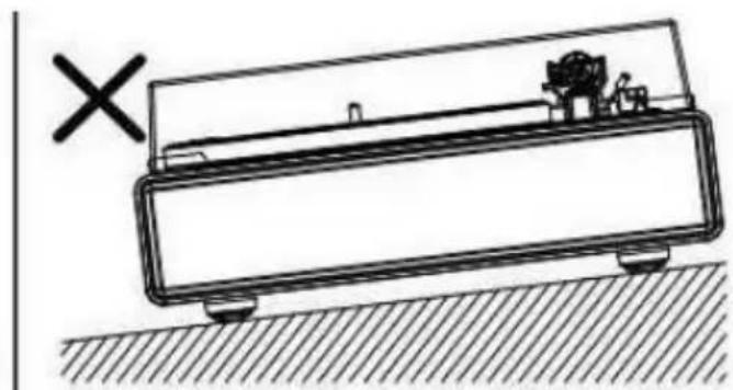 LENCO LS410 - De platenspeler installeren - 2