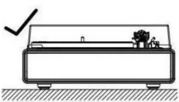 LENCO LS440 - Installazione del giradischi - 1