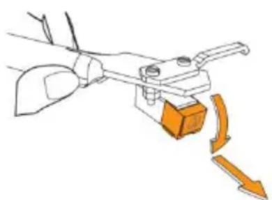 LENCO LS440 - Removing the Stylus - 1