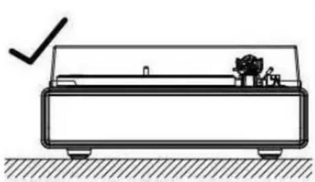 LENCO LS430 - Installation des Plattenspielers - 1
