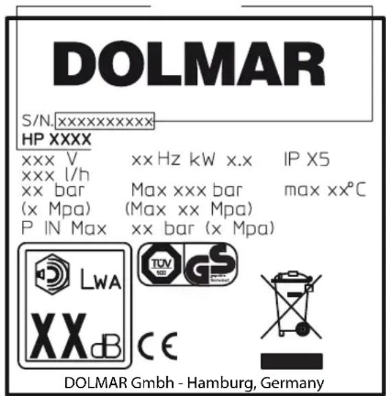 DOLMAR HP350 - Opbergen - 1