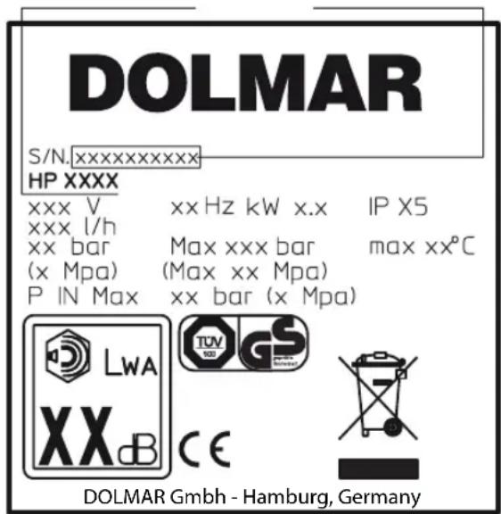 DOLMAR HP350 - ΠΛHPOΦOPIEΣ ΣXETIKA ME TIZ ΛΑBΕΣ - 1
