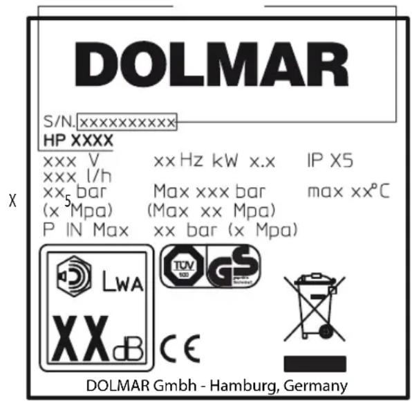 DOLMAR HP350 - Attention - danger! - 1