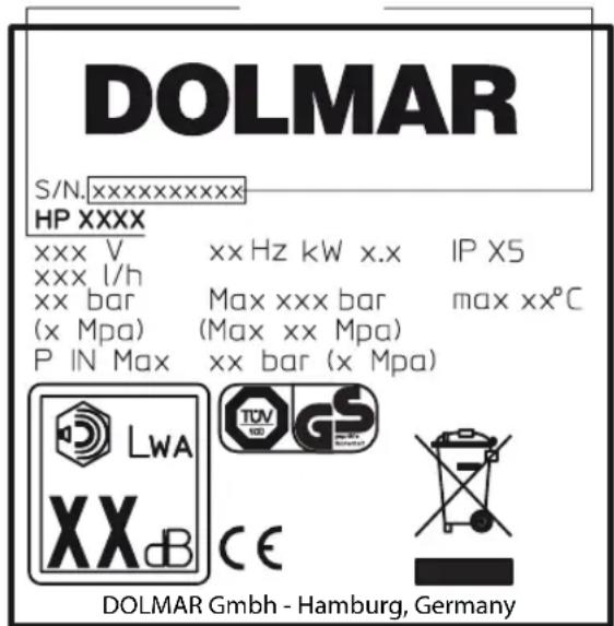 DOLMAR HP350 - EL n n u uop w nc EK - 1