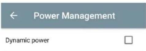 ← Power Management Dynamic power