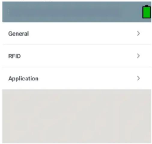 ZEBRA RFD40 - General Settings - 1