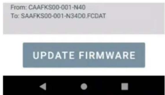 From: CAAFKS00-001-N40 To: SAAFKS00-001-N34D0.FCDAT UPDATE FIRMWARE