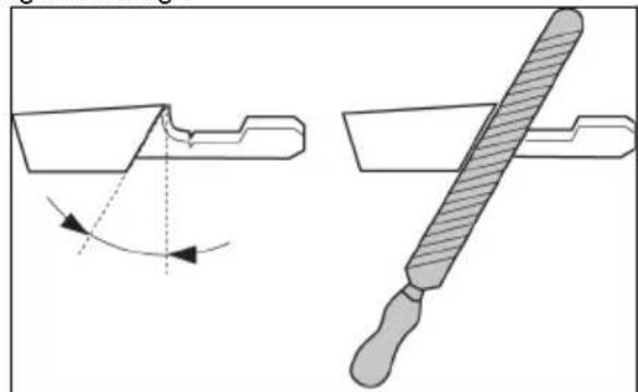 JONSERED CS16i - Le couteau - 2