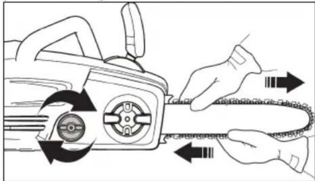 JONSERED CS16i - Para montar la espada guía y la cadena de sierra - 1