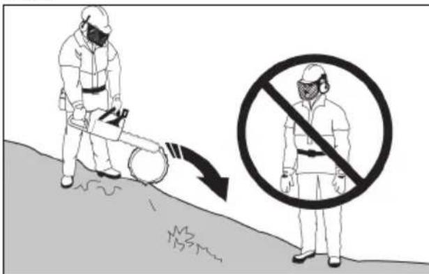 JONSERED CS16i - Consignes de sécurité pour l'utilisation - 4