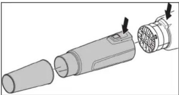 JONSERED B750i - Assemblage du tube du souffleur - 1