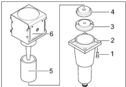 Kärcher IB 15120 - Sustituir el inserto de filtro del separador de agua - 1