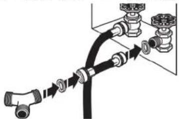 WHIRLPOOL YWED5010LW - Connect Inlet Hoses - 2