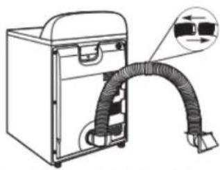 WHIRLPOOL YWED5010LW - Alternate installations for close clearances - 1